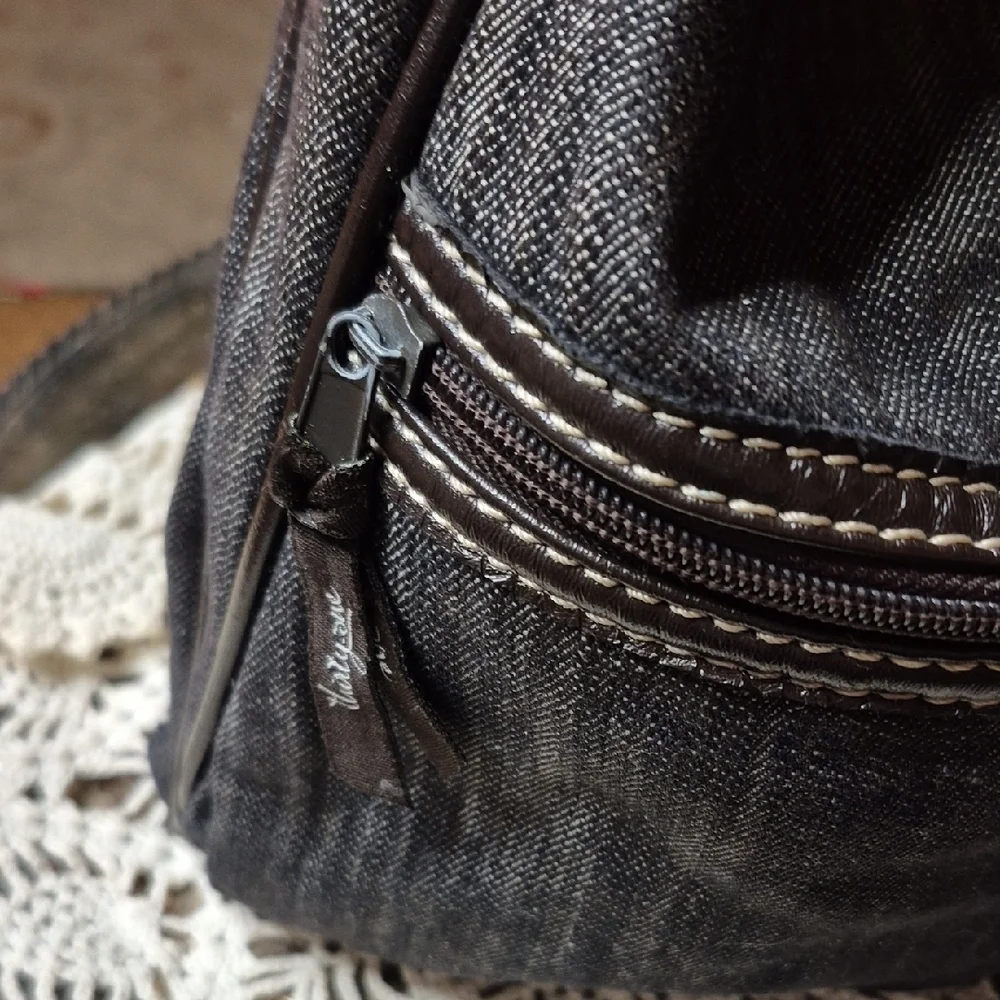Thirty One Casual Black Denim Crossbody Bag - Picture 2 of 9